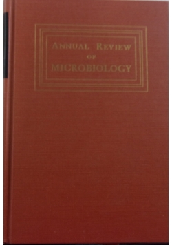 Annual Review of Microbiology volume 20