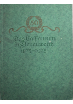 Das saffianeum in Donauworth 1925 r.