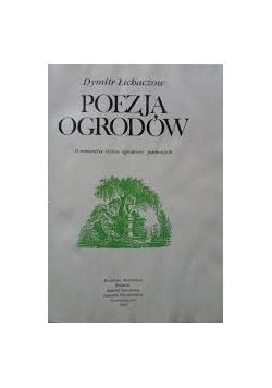 Poezja ogrodów