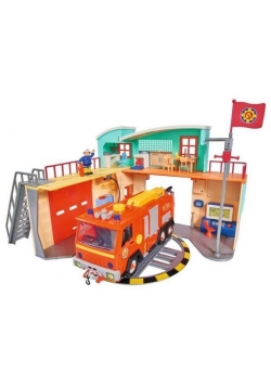 Strażak Sam Stacja ratunkowa Remiza 30 cm z figurk