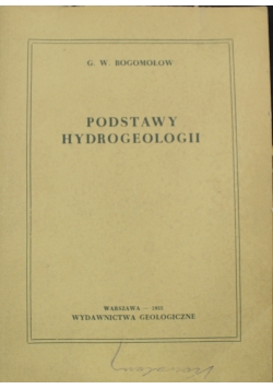 Podstawy Hydrogeologii