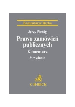 Prawo zamówień publicznych. Komentarz