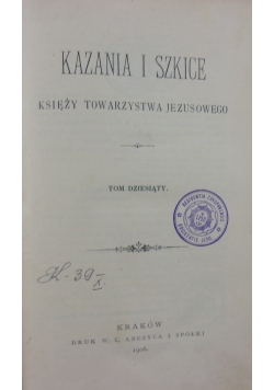 Kazania i szkice, 1906 r.