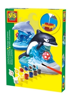 Odlew gipsowy 3D Delfin