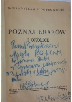 Poznaj Kraków i okolice, 1948 r.