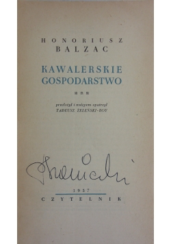 Kawalerskie gospodarstwo
