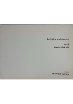 Klavierstock, nr. 4