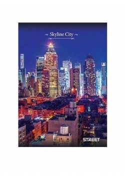 Zeszyt A6/40K linia Skyline City (10szt) STREET