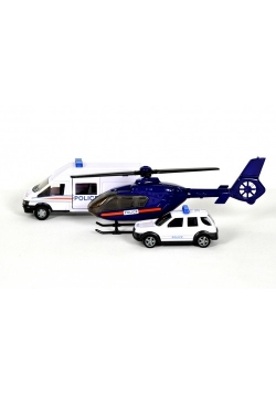 Teama pojazdy ratunkowe Policja 1:48