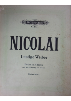 Nicolai. Lustige Weiber
