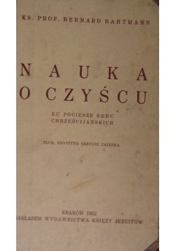 Nauka o czyścu, 1932r.