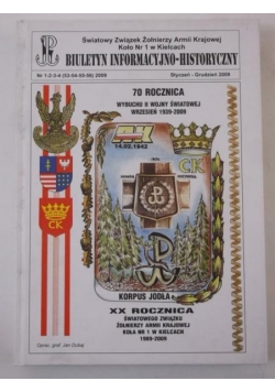 Biuletyn Informacyjno-Historyczny, nr 1-2-3-4 styczeń-grudzień 2009