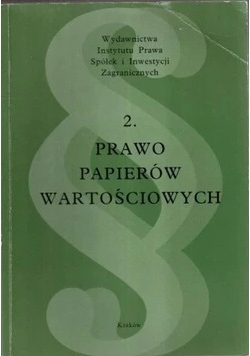 Prawo papierów wartościowych