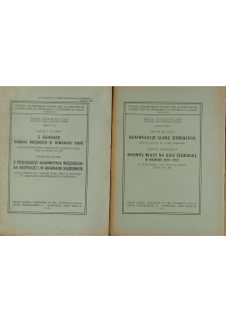 Prace geograficzne, zestaw 2 książek, 1934 r.