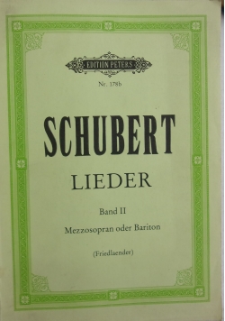Schubert Lieder, band II