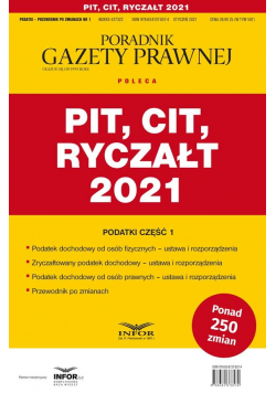PIT, CIT, Ryczałt 2021. Podatki 1/2021