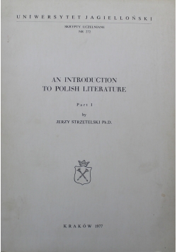 An introduction to polish literature part II