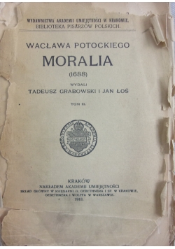 Moralia, 1918 r.