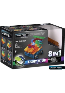 Klocki laser pegs 8 w 1 Car runner
