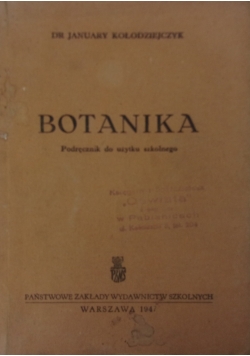 Botanika ,1947r.