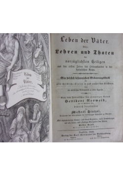 Leben der Vater Lehren und Thaten, 1840 r.