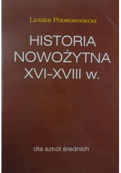 Historia nowożytna XVI do XVIII w