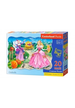 Puzzle 20 maxi - Kopciuszek CASTOR