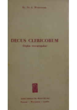 Decus Cllericorum