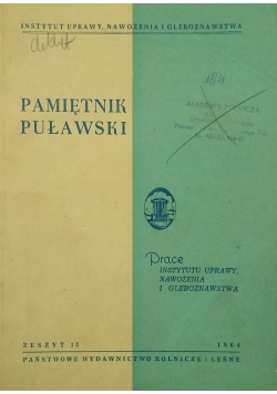 Pamiętnik Puławski, zeszyt 15