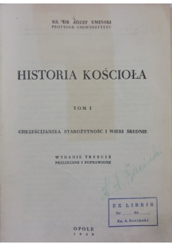 Historia Kościoła ,1949r.