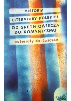 Historia literatury polskiej, od średniowiecza do romantyzmu