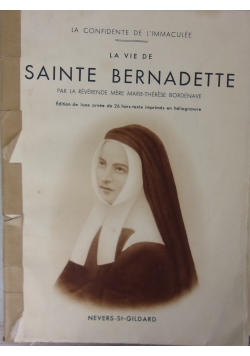 Sainte Bernadette, 1934 r.