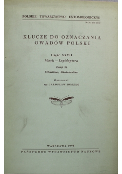 Klucze do oznaczania owadów Polski  Zeszyt 36