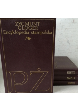 Encyklopedia staropolska.Zestaw 4 książek