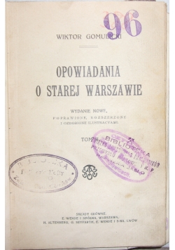 Opowiadania o starej Warszawie tom II