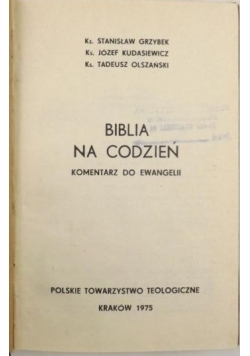 Biblia na codzień