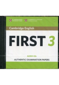 Cambridge English First 3 CD-Audio