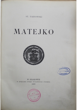 Matejko 1897 r.