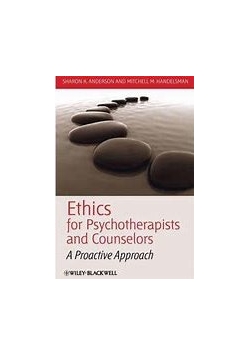 Ethics for Psychotherapists and Counselors