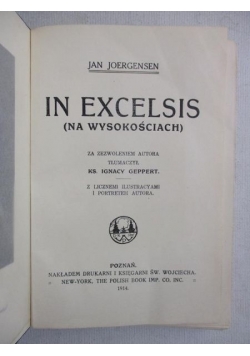 In excelsis (Na wysokościach), 1914 r.
