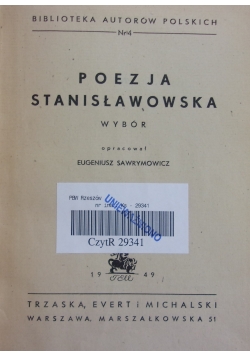 Poezja Stanisławowska, 1949 r.