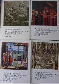 Dzieje budownictwa i architektury na ziemiach polskich Tom od I do IV