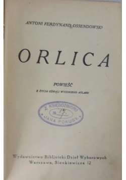 Orlica, 1925r.