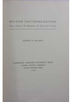Beyond Nationalization