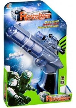 Pistolet plastikowy światło/dźwięk