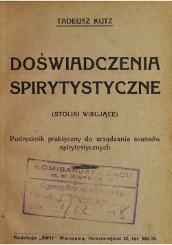 Doświadczenia spirytystyczne