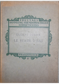 Le Verre d'Eau, 1926r.