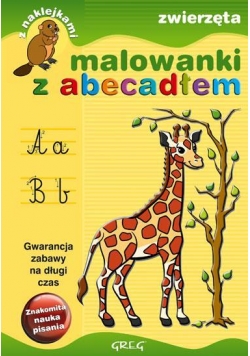 Malowanki z abecadłem - zwierzęta GREG