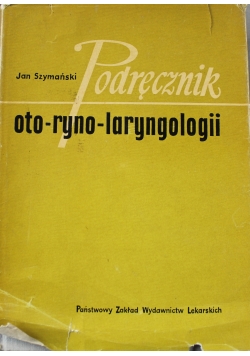 Podręcznik otorynolaryngologii