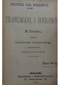 Transwaal i Boerowie, 1899 r.